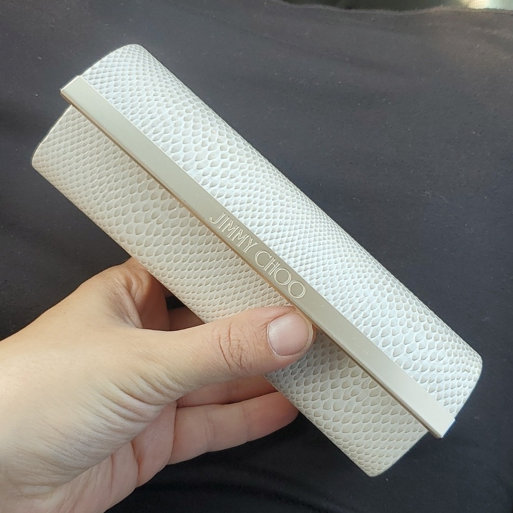 Jimmy Choo Lizard Embossed Sunglass Case
